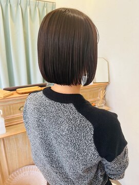 ハクバイジェービー 稲毛(hak by jb) 似合わせカット/メルディカラー/フェミニンロング