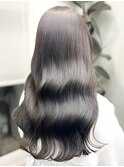 20代30代40代髪質改善カラーブラウンアッシュ艶感ロブヘアー