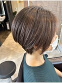 白髪ぼかしハイライトXショート
