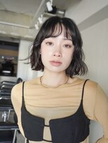 ラヴィズム(LUVISM) ◎韓国ヘアー顔周りレイヤーボブミディアムおくれ毛前髪万代新潟