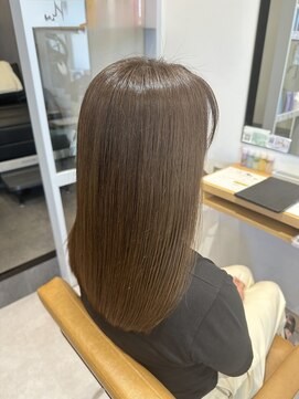 オリジンズヘアーセカンド 守谷店(Origins hair 2nd) ベージュ系カラー × BYKARTE TR