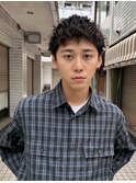 スパイキーショート/ニュアンスパーマ/メンズカット/メンズ