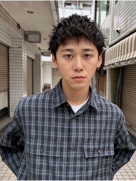 ヒュージ 三軒茶屋(huge) スパイキーショート/ニュアンスパーマ/メンズカット/メンズ