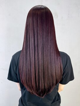 アイティーバイアルバム 八王子店(IT by ALBUM) ロング顔周りレイヤー韓国ヘア暗めカラー_ba562791