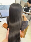 黒髪ロング× 髪質改善/髪質改善ストレート/縮毛矯正