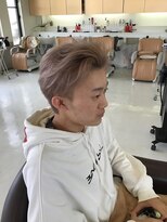 ネオジオ(NEO GEO) メンズツーブロック+ラベンダーカラー(ダブルカラー)