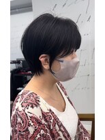 ジュベ 別府店(juve.)&nbsp;別府ショートボブ顔まわりレイヤーカット髪質改善カラー