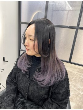 シーバイスリー 綱島(C×3) 縮毛矯正×デザインブリーチカラー