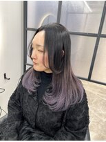 シーバイスリー 綱島(C×3) 縮毛矯正×デザインブリーチカラー