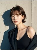 ウルフカットショートカットボブショートボブレイヤーカットボブ