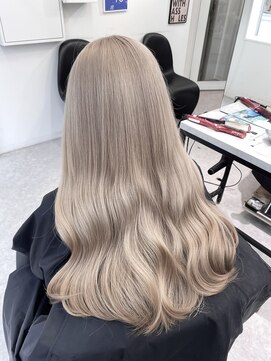 ペレ 渋谷(PELE) 着物ヘア/ダークアッシュ/ミディアムレイヤーカット/渋谷