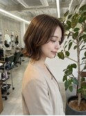 ボブ/縮毛矯正/韓国風タッセルボブ/レイヤーボブ/くびれボブ/