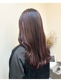 チェリーバイオレットのハイライトカラー
