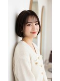 ショートボブ髪型20代30代40代50代前髪あり前髪なし面長丸顔越谷