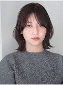 レイヤーボブ　ミディアムレイヤー　前髪　イメチェン　髪質改善