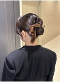 お呼ばれヘア◎ピタッとねじりヘア
