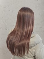 ノッシュ 七隈店(Hair Spa Nosh)&nbsp;＃プレトワカラー ＃９レベル＃ピンクブラウン＃髪質改善カラー