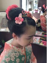 エムスヘアーショップ(M's) エムス振袖の着付けと日本髪セット
