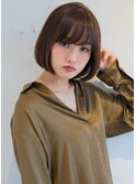王道！ワンレンボブでスタイリッシュに☆relian青山