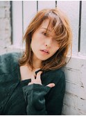 ランダムカールのセミディスタイル◎30代40代50代
