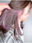 ☆インナーカラー×ラベンダーピンク☆【担当DAIKI】