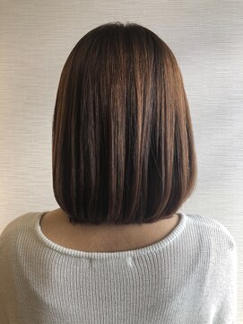 パザパ 嶋店(pa.za.pa) インナーカラーボブ/バイオレットレッド/20代30代40代