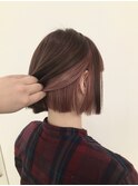 インナーカラー【ピンクブラウン×ピンクベージュ】