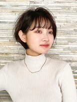 ロビー 表参道(ROBBY)&nbsp;前髪あり/20代30代40代/ひし形レイヤーショートボブ/表参道