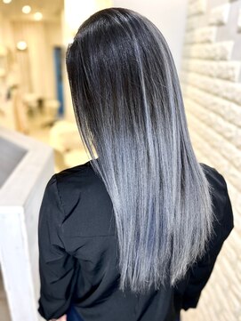 シェルティ フィエル(Shelltie Fiel) シルバーブルーグラデーション