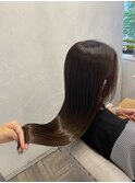 艶感抜群　髪質改善ストレート/ストレートロング/サラツヤロング