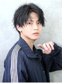 外ハネふわっと【センターパート×MIXパーマ】センター分け