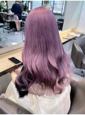 9402パープルブラックラベンダーパープルレイヤーワンホンヘア