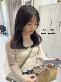髪質改善＊ベビーピンクグラデカラー＊美髪【Zina京都河原町】