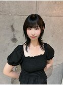 ハッシュカット/韓国レイヤー/ロングウルフ/ウルフヘア/レイヤー