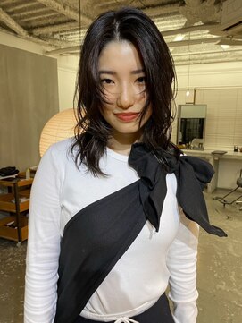 カシェ ナカザキ(CACHE NAKAZAKI) レイヤーカット/ミディアムレイヤー/顔まわりカット