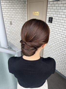ソノ(sono) タイトヘア アップスタイル タイトシニヨン まとめ髪 着物ヘア