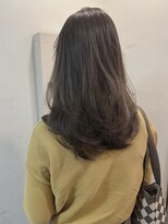 キャンバス バイ ネオリーブ 横浜西口(Canvas by neo.)&nbsp;ロングレイヤー 大人色っぽいレイヤー ブランジュ 小顔カット