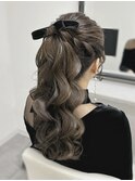 高めポニーテール