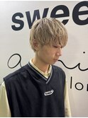 【癖毛さんにおすすめ】ハイトーンマッシュ