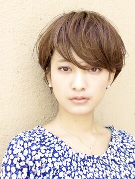 ロビー 表参道(ROBBY) 大人の分け目なしマッシュショート