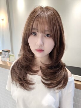 ジーナ 難波(Zina) 髪質改善*大人ガーリーミディ*美髪【Zina難波】