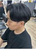 横浜ニュアンスパーマ毛流れセンターパートフェザーパーマ30代◆