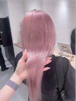 ベレーザ 渋谷神南(Beleza) 16265ブリーチ＆ダブルカラー渋谷ホワイトピンクモーヴピンク