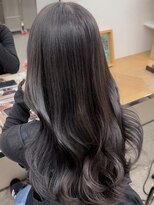 ミリ(mm)&nbsp;溢れる艶感&透明感♪赤味無しグレージュ/10代20代30代髪質改善