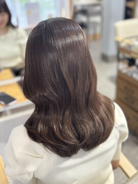 ワンデイ 表参道(oneday) オリーブグレージュ/韓国風くびれ巻き/最上級艶髪