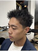 スパイキーショート【テーパーフェード】