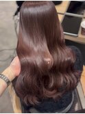 ココアピンク＊大人可愛い艶カラー＊透明感＊担当ami