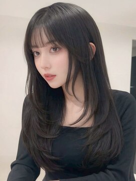 アポロ 横浜駅店(apollo) xカット//ホワイトグレージュ/レイヤーカット/チェリーブラウン