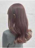 ピンクベージュミルクティーカラー原宿表参道