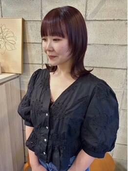 《1mm単位で魅力を引き出す＊。》繊細な小顔＆美髪カット技術で、伸びてきても扱いやすいスタイルに◇